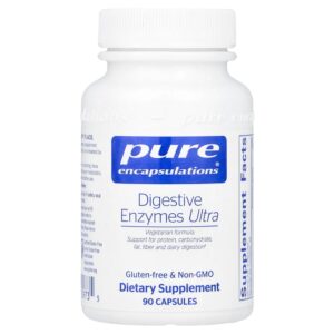 Pure Encapsulations - Enzimas Digestivas Ultra 90 Cápsulas