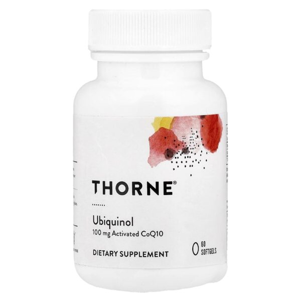 Thorne - Ubiquinol 100 mg 60 Cápsulas Softgel