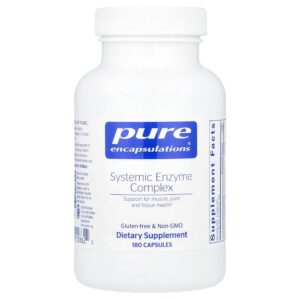 Pure Encapsulations - Complexo de Enzimas Sistêmicos 180 Cápsulas