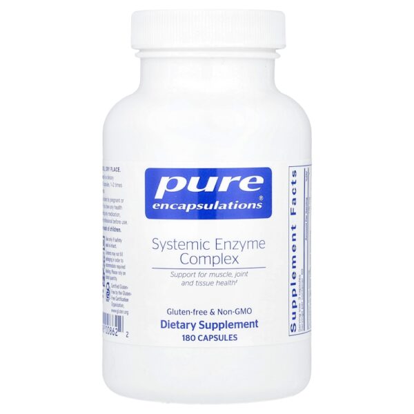 Pure Encapsulations - Complexo de Enzimas Sistêmicos 180 Cápsulas