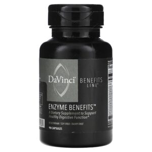 DaVinci Laboratories - Benefícios da Enzima 90 Cápsulas