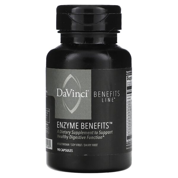 DaVinci Laboratories - Benefícios da Enzima 90 Cápsulas