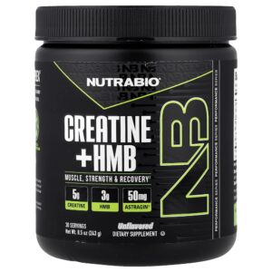 Nutrabio Labs - Creatina + HMB Sem Sabor 243 g
