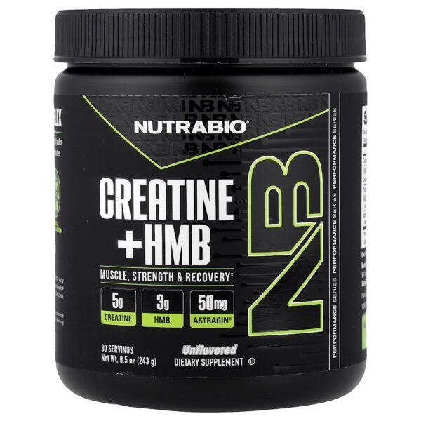 Nutrabio Labs - Creatina + HMB Sem Sabor 243 g