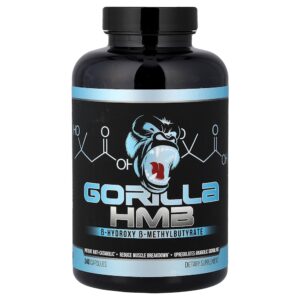 8-575.jpg Gorilla Mind LLC - HMB 240 Cápsulas (500 mg por Cápsula)