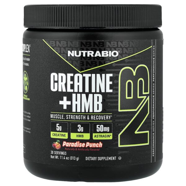Nutrabio Labs - Creatina + HMB Ponche do Paraíso 313 g