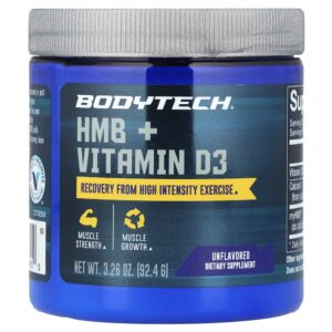 BodyTech - HMB + Vitamina D3 Sem Sabor 92 g