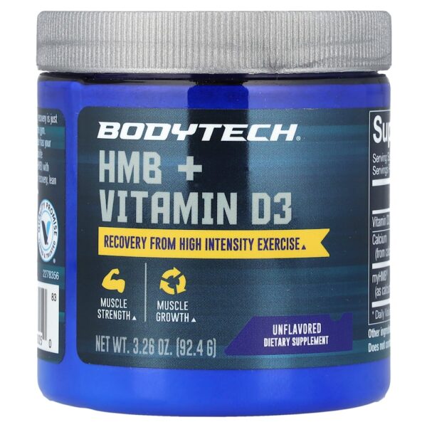 8-580.jpg BodyTech - HMB + Vitamina D3 Sem Sabor 92 g