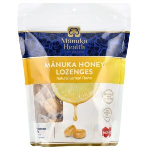 Manuka Health - Pastilhas de Mel de Manuka Limão Natural MGO 400+ 58 Pastilhas