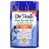 Dr. Teal's - Solução de Absorção Pura de Sal de Epsom Pré e Pós-Treino Mentol e Óleos Essenciais 1,36 kg (1,36 kg)