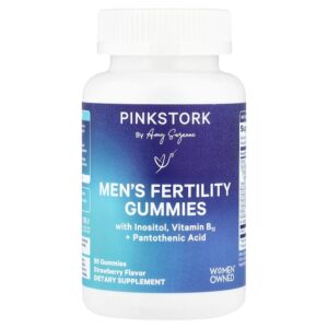 Pink Stork - Gomas para Fertilidade Masculina Morango 90 Gomas