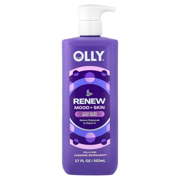 8-593.jpg OLLY - Renew Sabonete Líquido com Infusão de Vitaminas Bergamota e Jasmim Relaxantes 500 ml