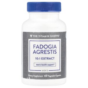 The Vitamin Shoppe - Fadogia Agrestis para Homens 60 Cápsulas Vegetais (600 mg por Cápsula)