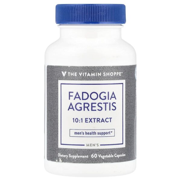 8-602.jpg The Vitamin Shoppe - Fadogia Agrestis para Homens 60 Cápsulas Vegetais (600 mg por Cápsula)