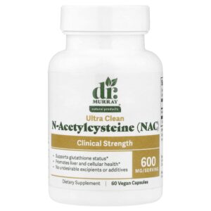 Dr. Murray's - NAC 600 mg 60 Cápsulas Veganas
