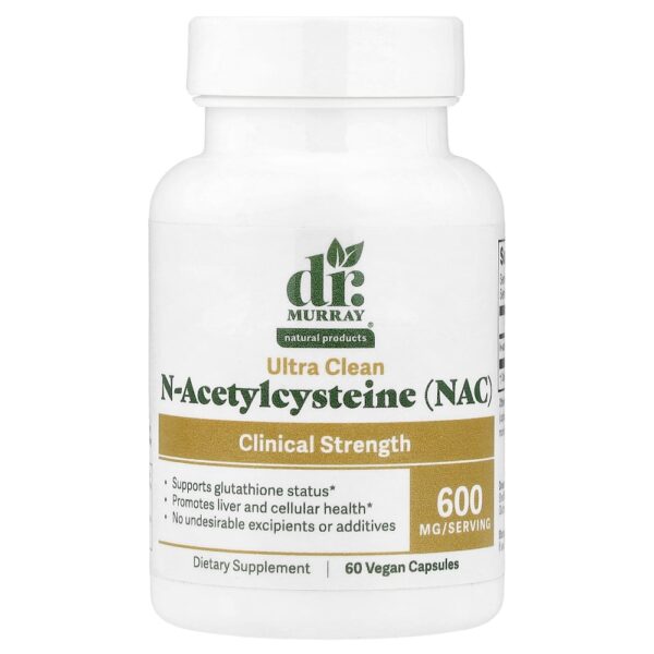 Dr. Murray's - NAC 600 mg 60 Cápsulas Veganas