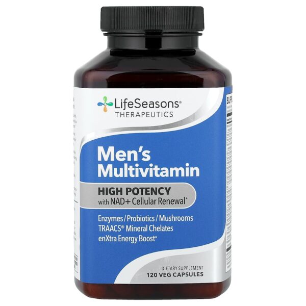 LifeSeasons - Therapeutics Multivitamínico para Homens Alta Potência 120 Cápsulas Vegetais