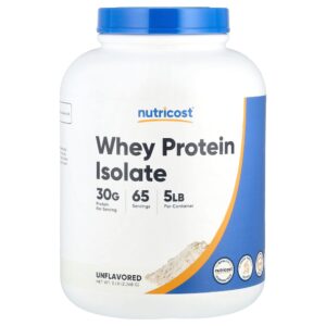 8-617.jpg Nutricost - Isolado de Proteína Whey Sem Sabor 2,268 kg