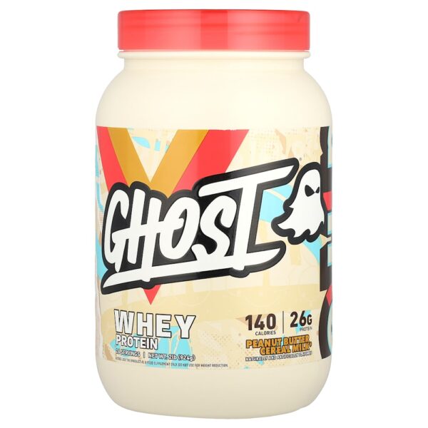 Ghost - Proteína Whey Manteiga de Amendoim Cereal Milk 924 g