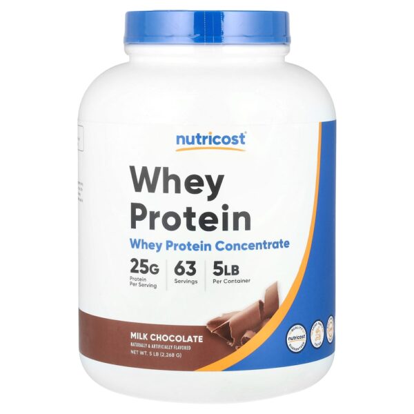 Nutricost - Concentrado de Proteína Whey Chocolate ao Leite 2.268 g
