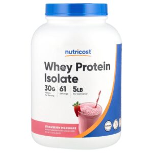 8-624.jpg Nutricost - Whey Protein Isolate Milkshake de Morango 2.268 g