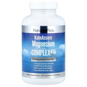 NaturePlus - KalmAssure Complexo de Magnésio 12 180 Cápsulas