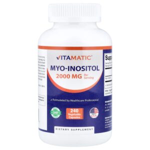 Vitamatic - Myo-Inositol 240 Cápsulas (500 mg por Cápsula)