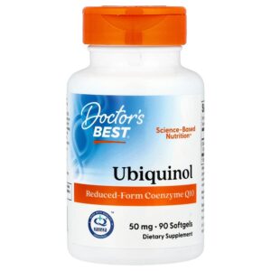 Doctor's Best - Ubiquinol com Kaneka Q+ 50 mg 90 Cápsulas Softgel