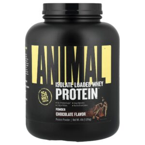 Animal - Isolate Loaded Whey Protein Isolado em Pó Sabor Gotas de Chocolate 1,81 kg