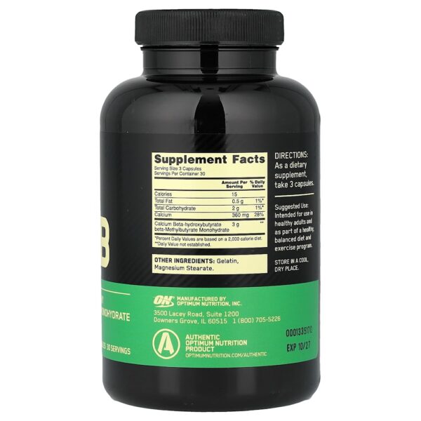 Optimum Nutrition - HMB 90 Cápsulas