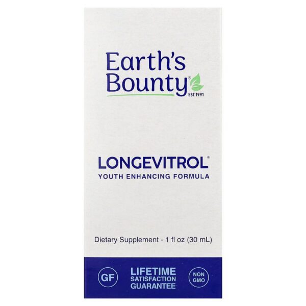 Earth's Bounty (Matrix Health) - Longevitrol Fórmula para Melhorar a Juventude 30 ml