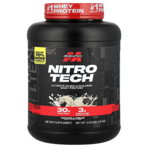 MuscleTech - Whey Protein Nitro-Tech Cookies e Creme 1,81 kg