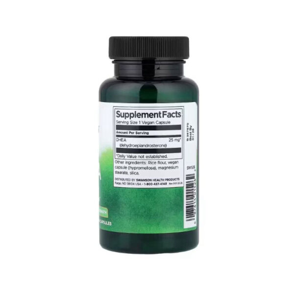 DHEA 25mg 120 Veg Cápsulas - Swanson