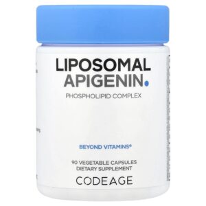 Codeage - Apigenina Lipossomal Complexo de Fosfolipídios 90 Cápsulas Vegetais (50 mg por Cápsula)