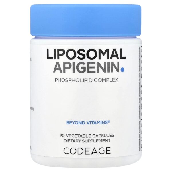 Codeage - Apigenina Lipossomal Complexo de Fosfolipídios 90 Cápsulas Vegetais (50 mg por Cápsula)