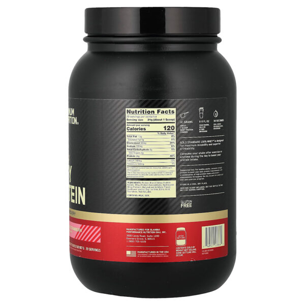 Optimum Nutrition - Gold Standard 100% Whey Morango Delicioso 907 g