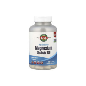 Glicinato de Magnésio de Alta Absorção 350 160 Veg Cápsulas - KAL