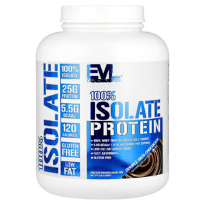 EVLution Nutrition - 100% Proteína Isolada Chocolate Duplamente Rico 2,268 kg