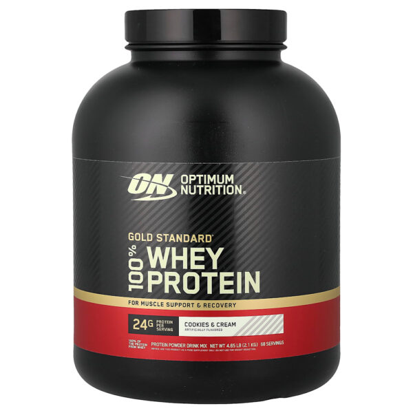 Optimum Nutrition - Gold Standard 100% Whey Protein Cookies e Creme 2,1 kg