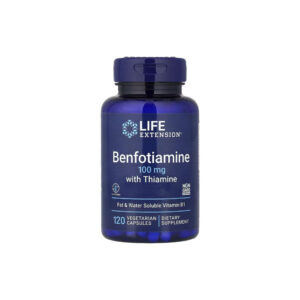 84b5026aaf2e4e28987b204162cce1da-mwp9onqoc7.jpg Benfotiamina com Tiamina 100mg 120 Veg Cápsulas - Life Extension