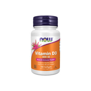 84e0b719f0d340bbab5b219ed2a361f4-kbk44s5r6y.jpg Vitamina D-3 400UI 180 Softgels - Now Foods