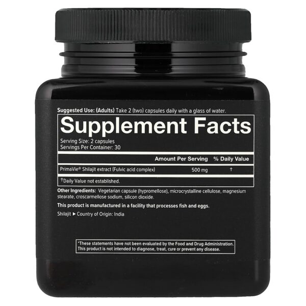 85-9.jpg Youtheory - Men Shilajit 60 Cápsulas Vegetais (250 mg por Cápsula)