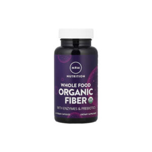 Whole Food Organic Fiber Fibra de Alimentos Integrais e Orgânicos 60 Veg Cápsulas - MRM