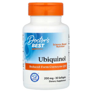 Doctor's Best - Ubiquinol com Kaneka 200 mg 30 Cápsulas Softgel