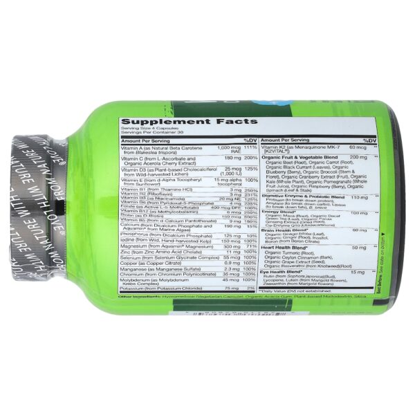 NATURELO - Multivitamínico Completo Integral para Homens 120 Cápsulas Vegetarianas
