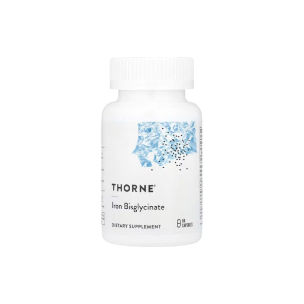 Bisglicinato Ferroso 25mg 60 Cápsulas - Thorne