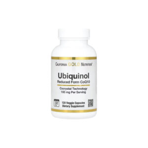 Ubiquinol CoQ10 Reduzido 100 mg 120 Cápsulas Vegetais - California Gold Nutrition