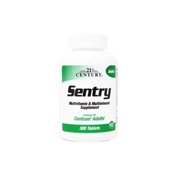 8f877c8fea.jpg Multivitamínico e Multimineral Sentry - 21st Century 300 tabletes