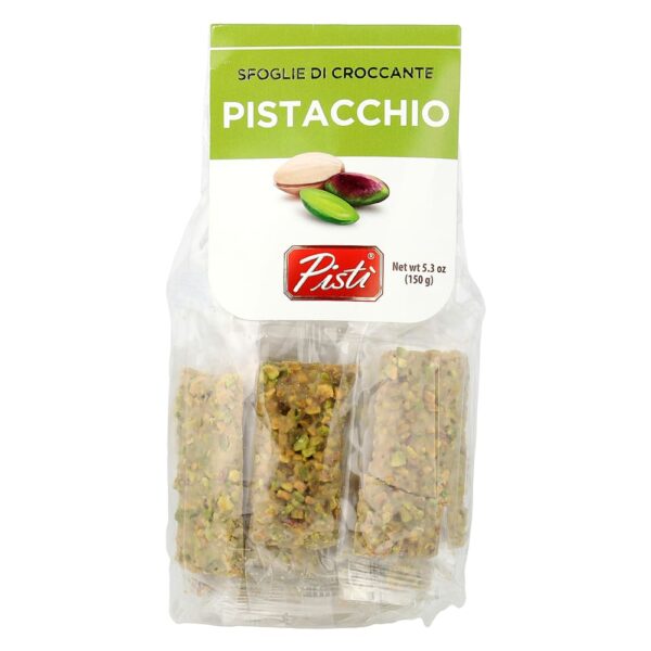 Pisti - Folhas Crocantes com Pistache 150 g