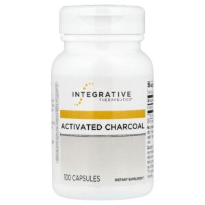Integrative Therapeutics - Carvão Ativado 100 Cápsulas (280 mg por Cápsula)